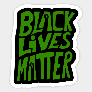 BLM (Green) Sticker